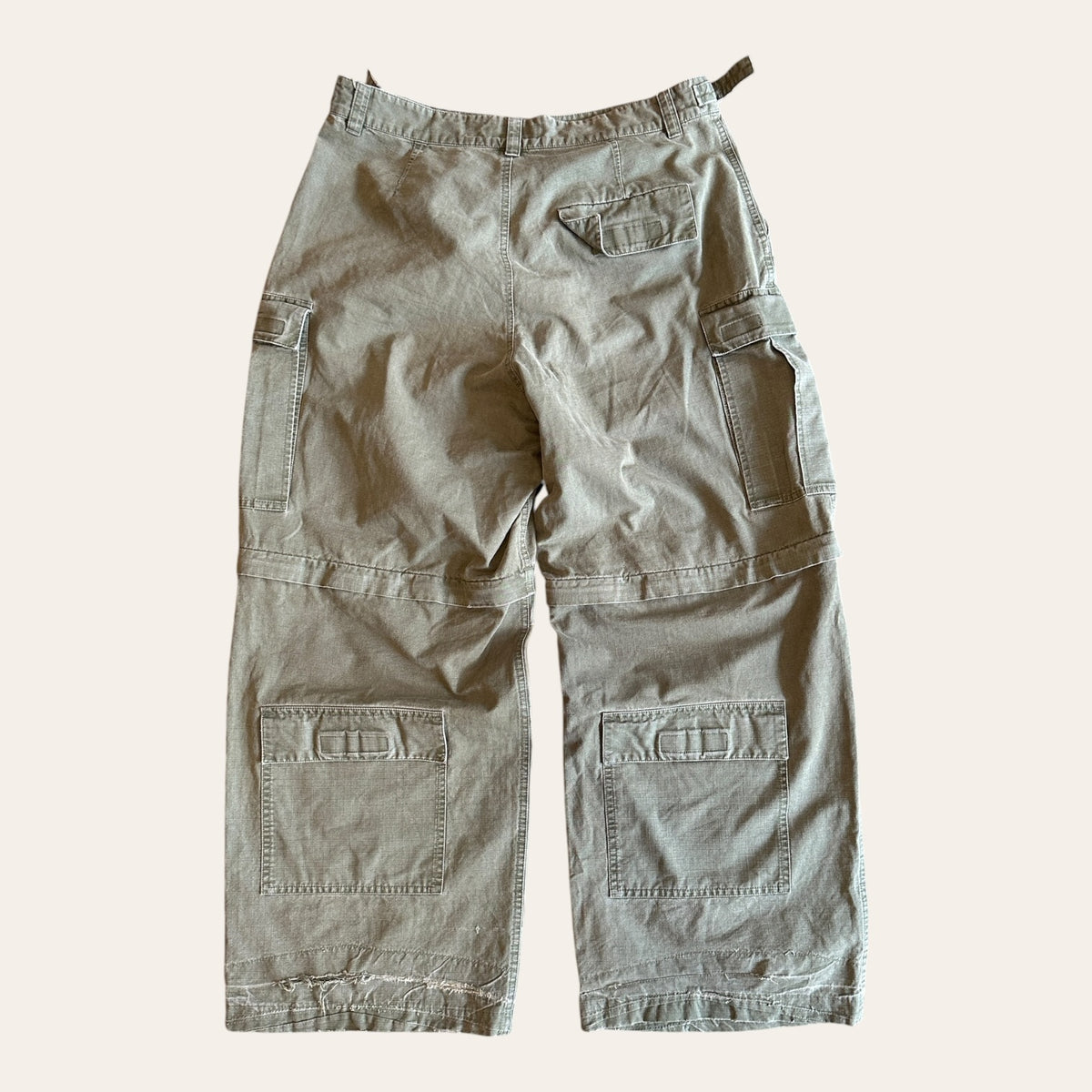 Balenciaga Convertible Cargo Pants Green Size 34