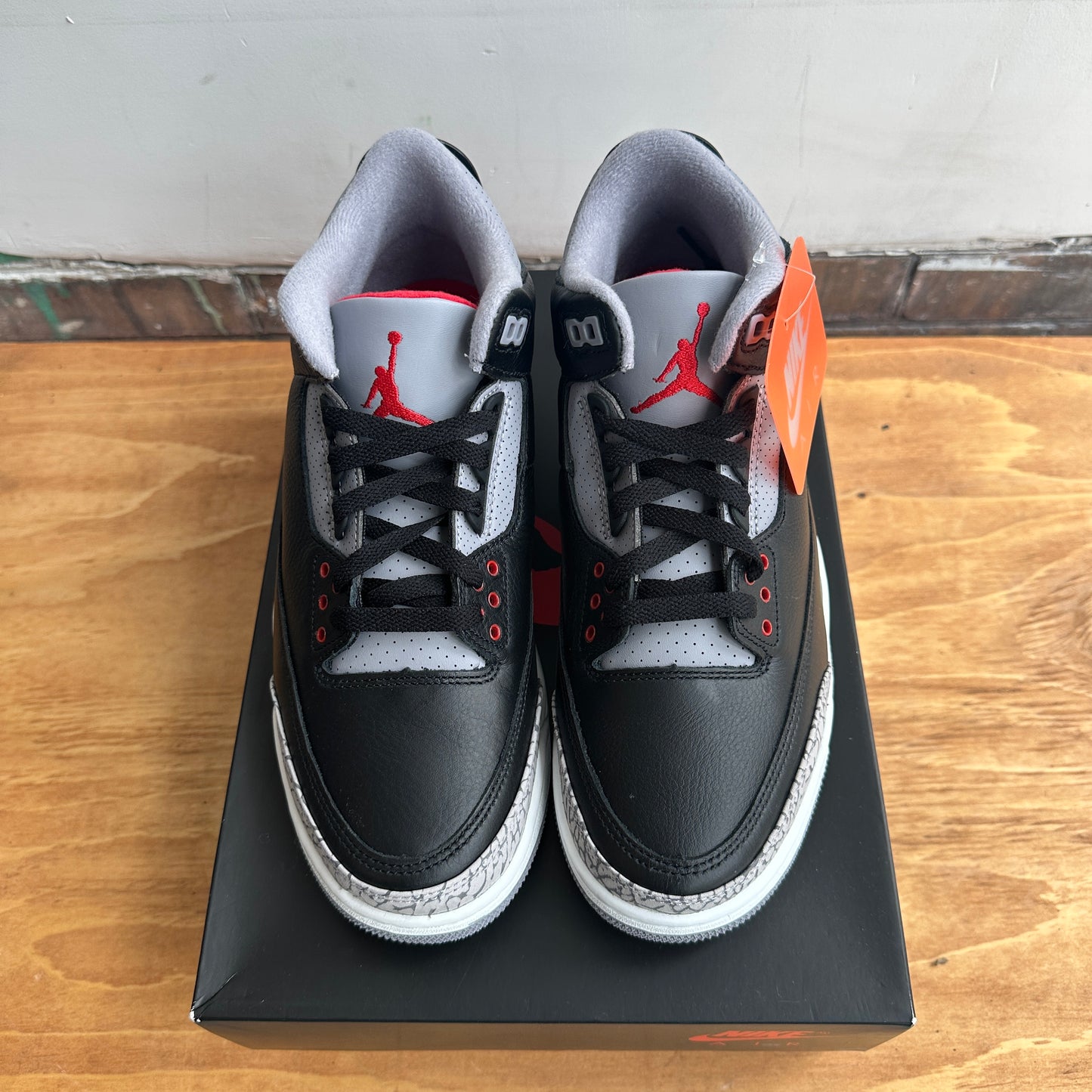 Brand New Air Jordan 3 "Black Cement" Size 9