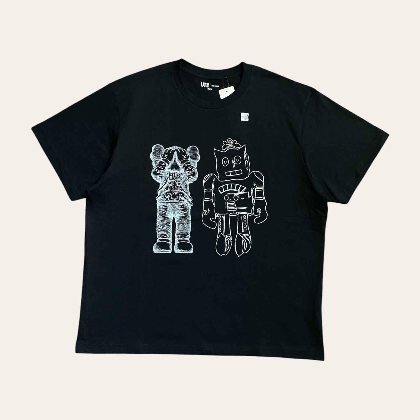 Brand New Kaws x Andy Warhol 'Robot' Tee Size XXL