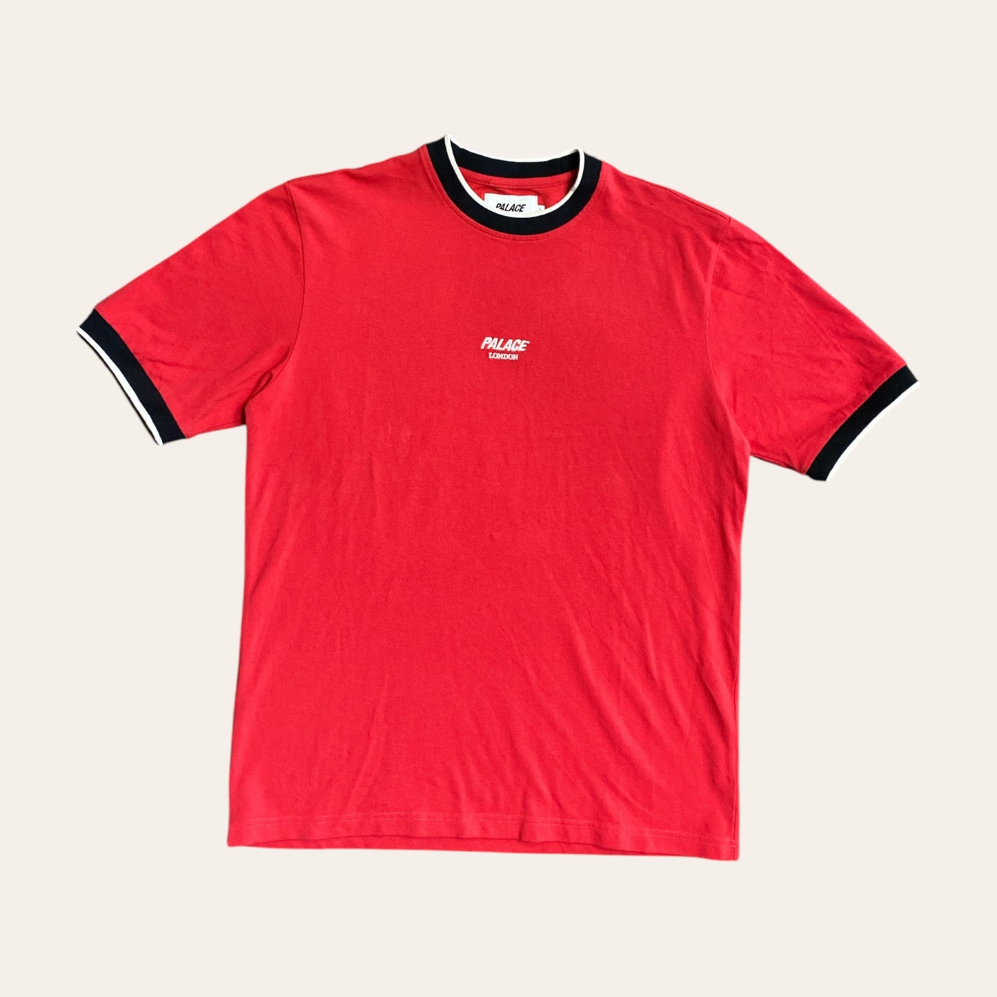 Palace London Ringer Tee Red Size L