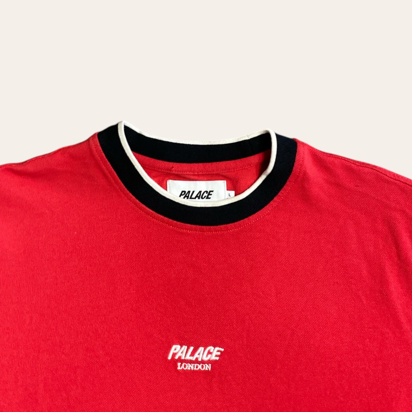 Palace London Ringer Tee Red Size L