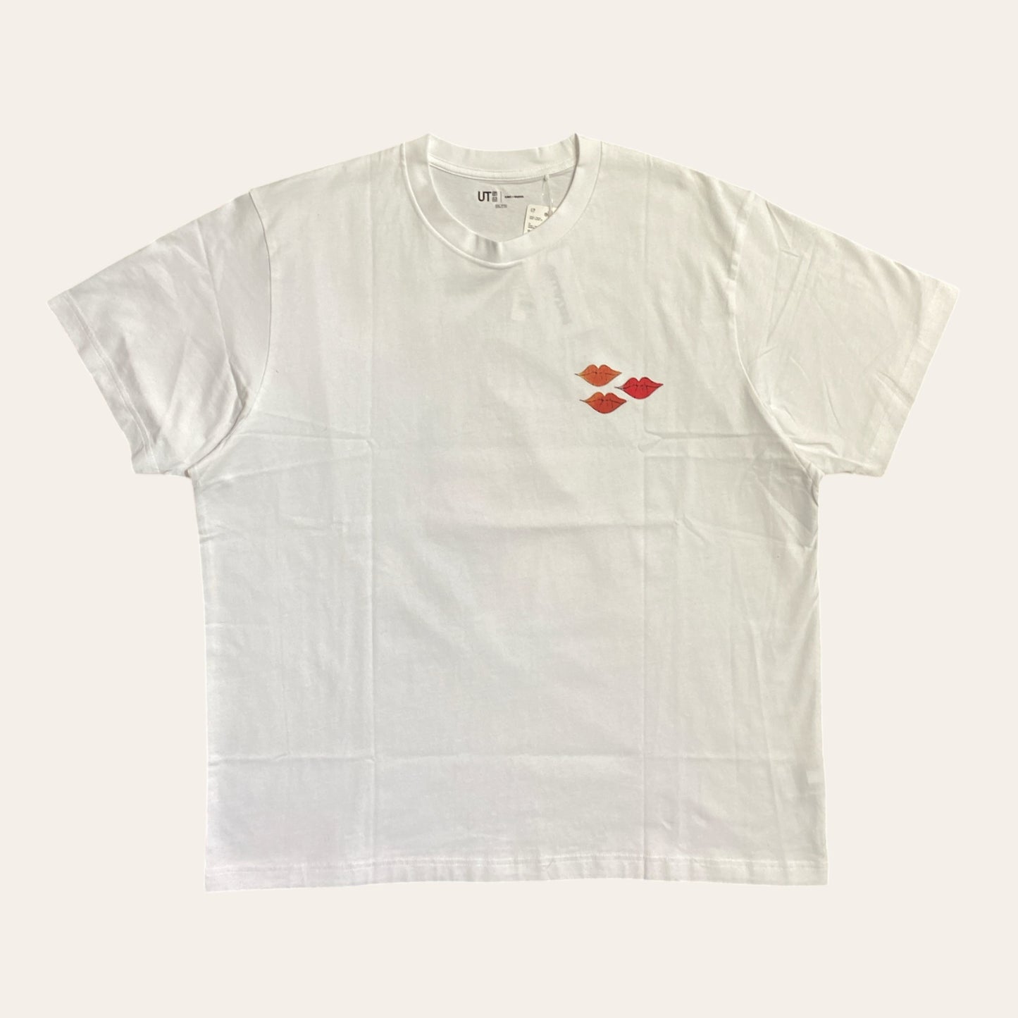 Brand New Kaws x Andy Warhol 'Kiss' Tee Size XXL