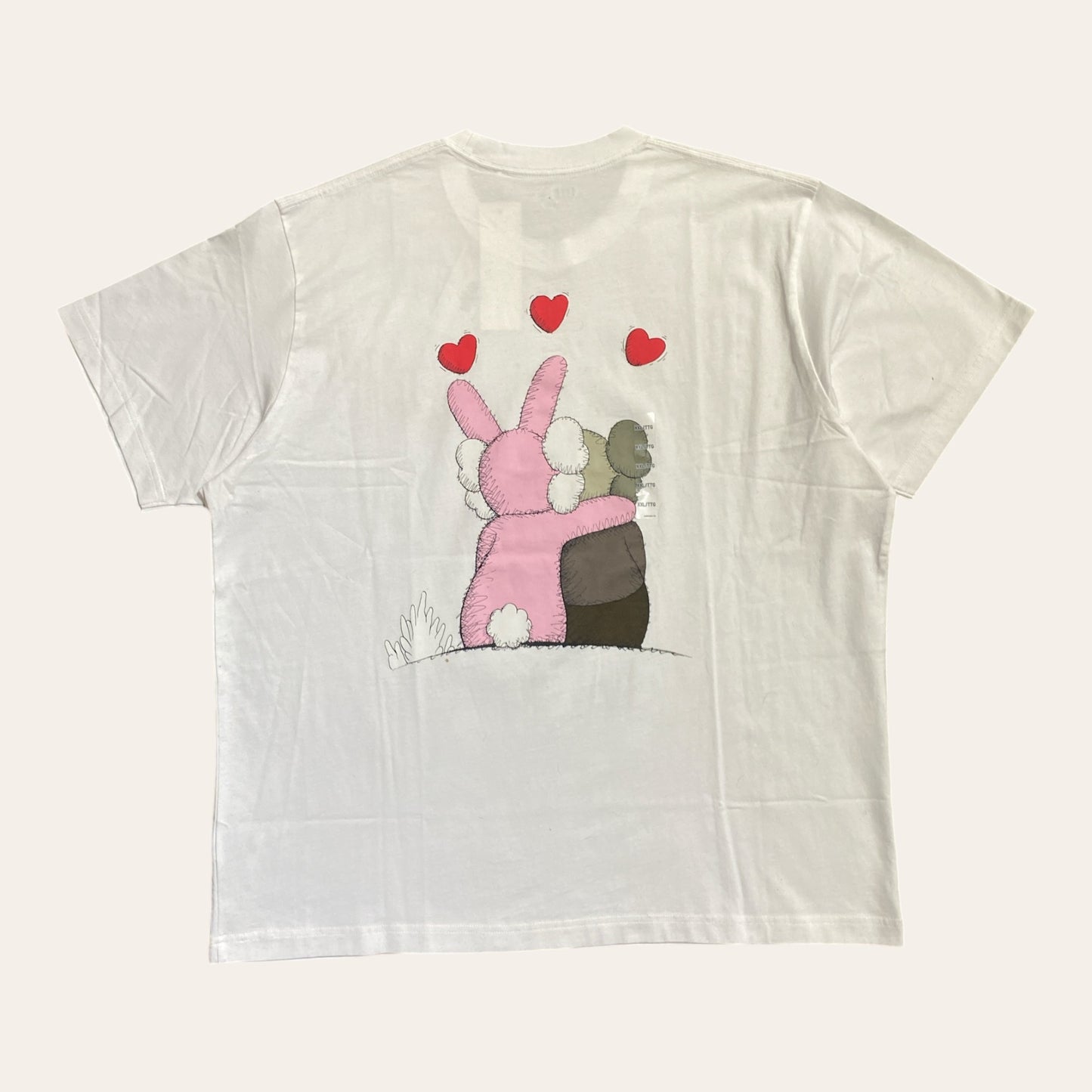 Brand New Kaws x Andy Warhol 'Kiss' Tee Size XXL