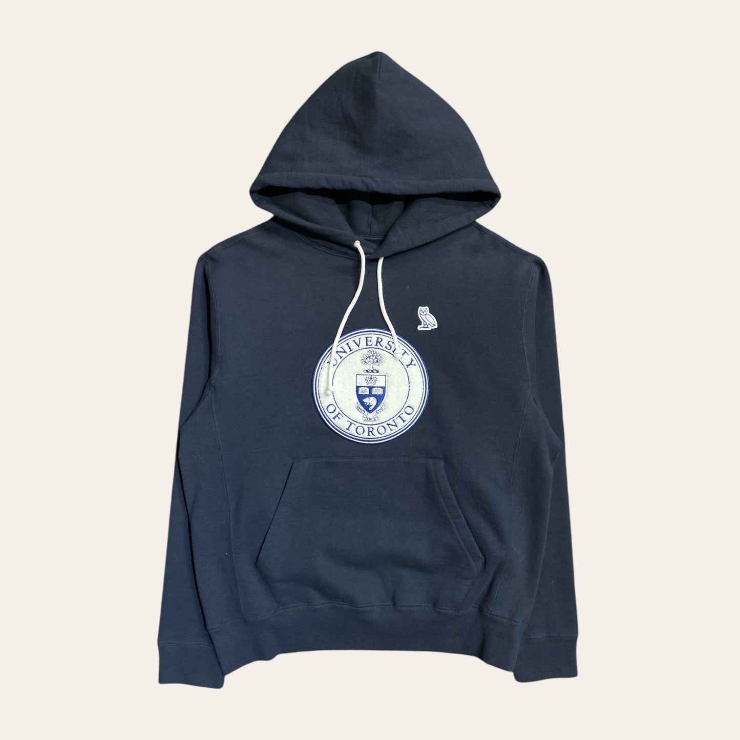 Brand New OVO x UofT Chenille Hoodie Navy Size M