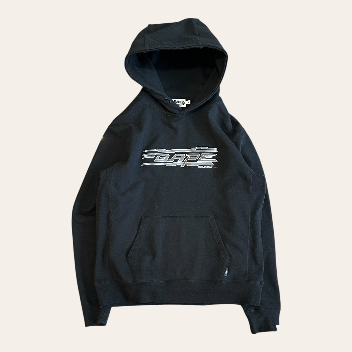 Bape World Gone Mad Hoodie Black Size XL