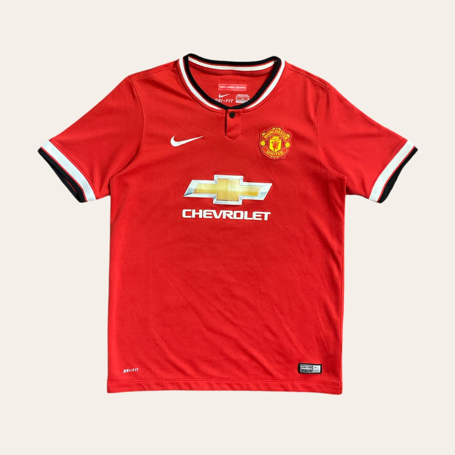 14'/15' Manchester United Home Kit Size Youth XL