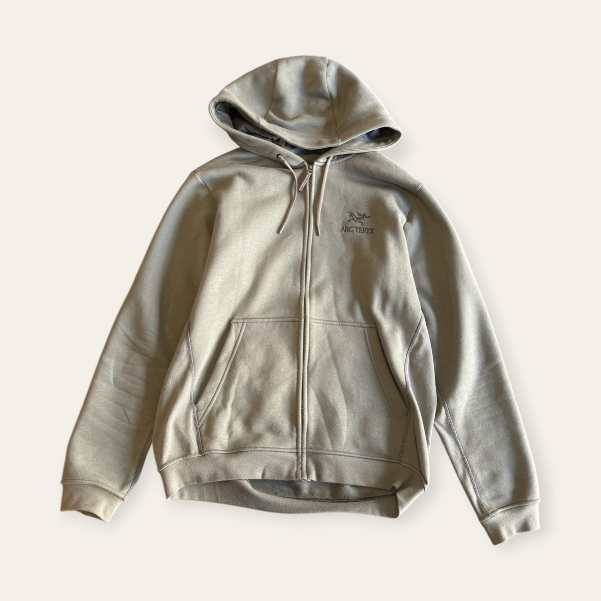 Arcteryx Zip Hoodie Olive Size M
