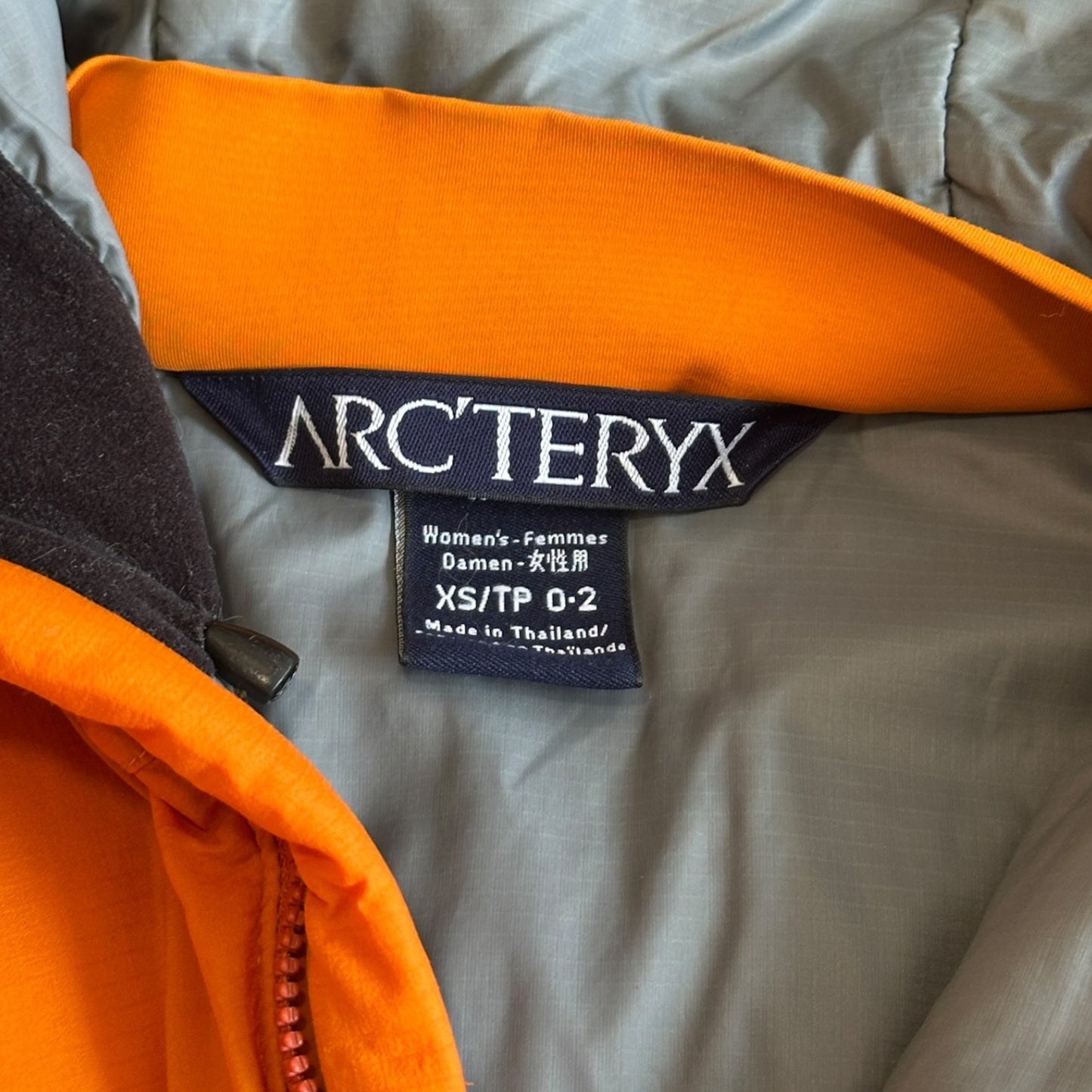 Arcteryx Atom LT Jacket Orange Size XS