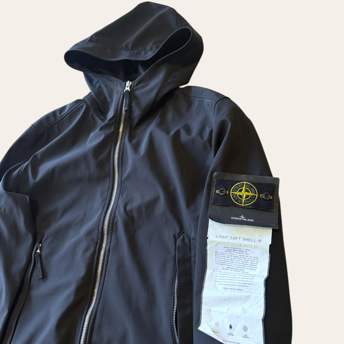 Brand New StoneIsland Light Soft Shell-R Size L