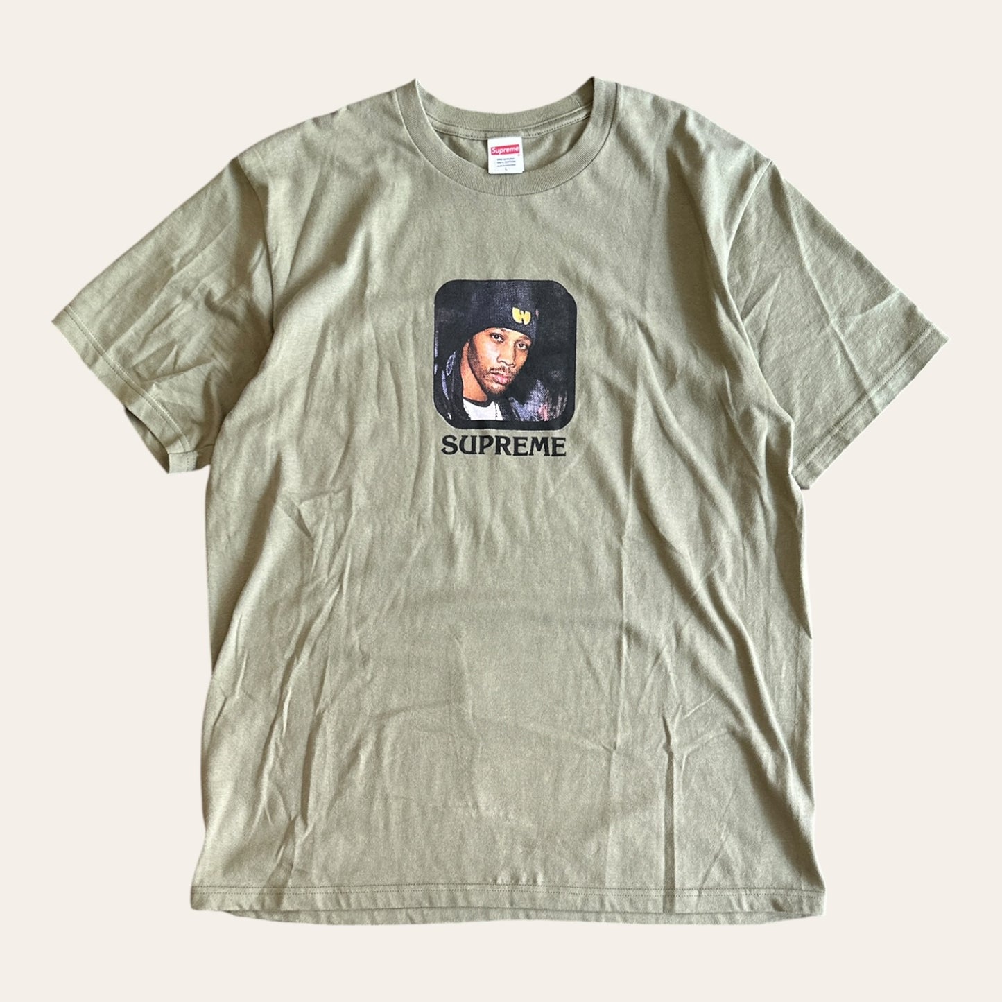 Supreme Wu Tang Clan RZA Olive Tee Size L