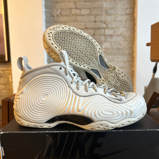 CDG x Nike Air Foamposite One SP Triple White Size 11