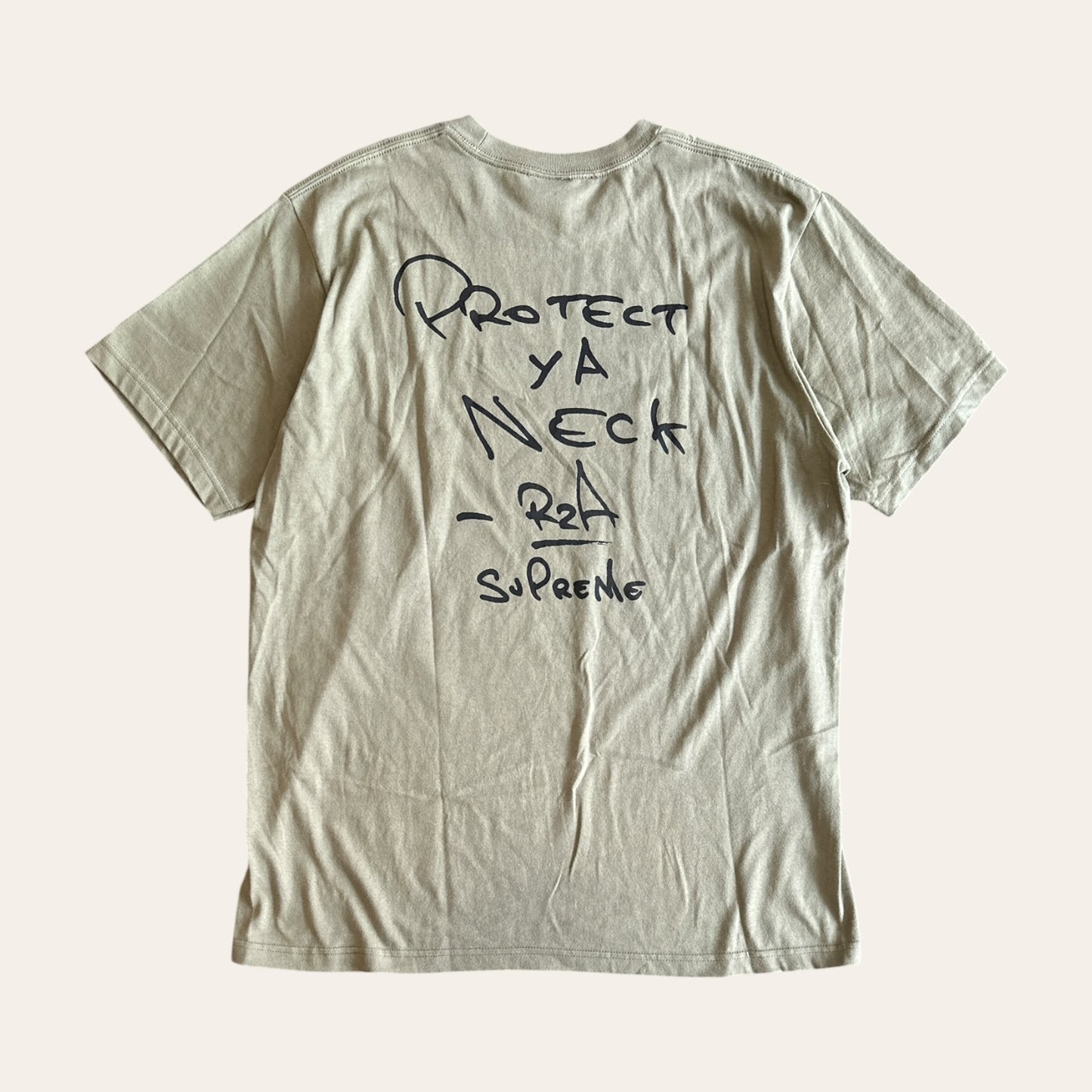 Supreme Wu Tang Clan RZA Olive Tee Size L