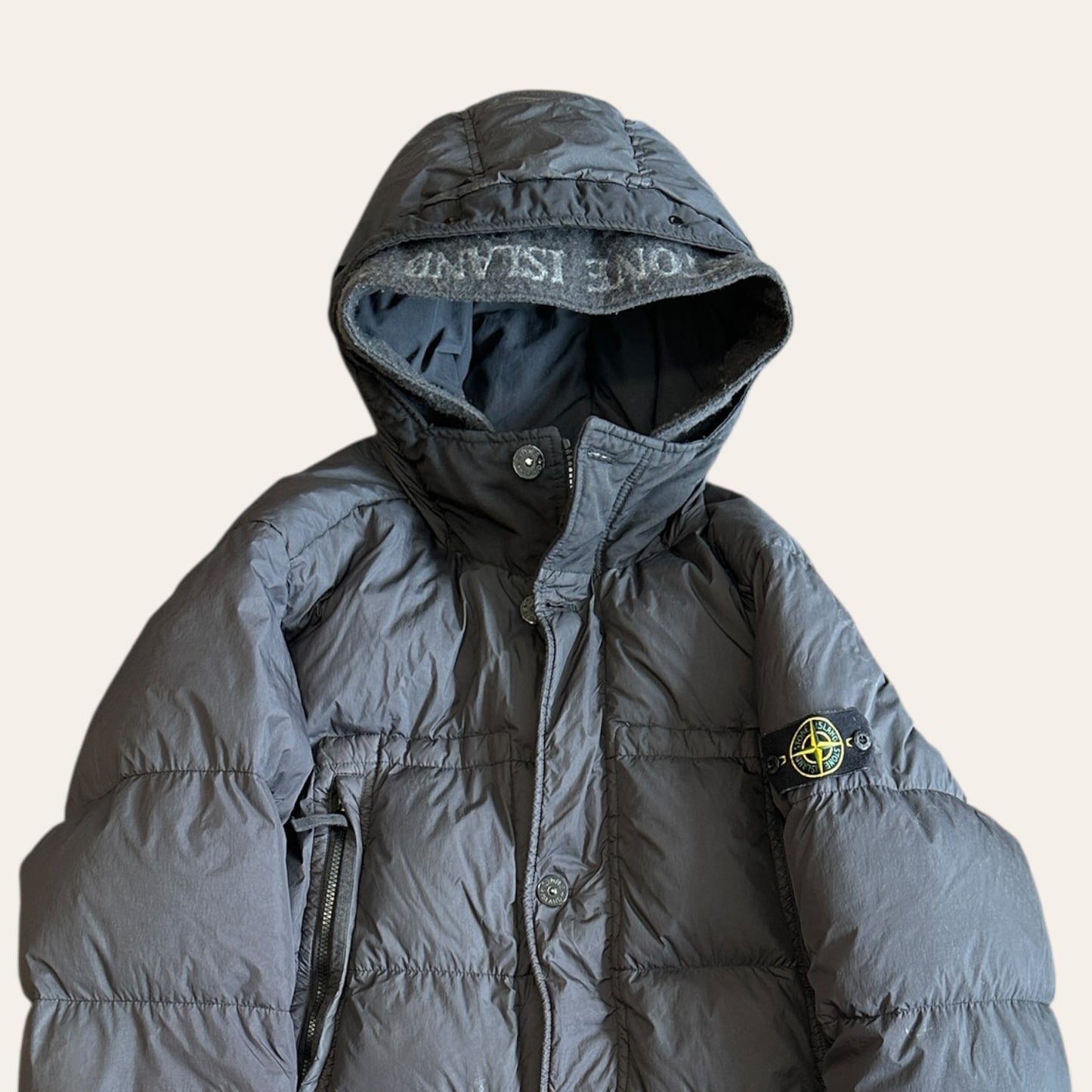 Stone Island Crinkle Reps Down Jacket Size XXL