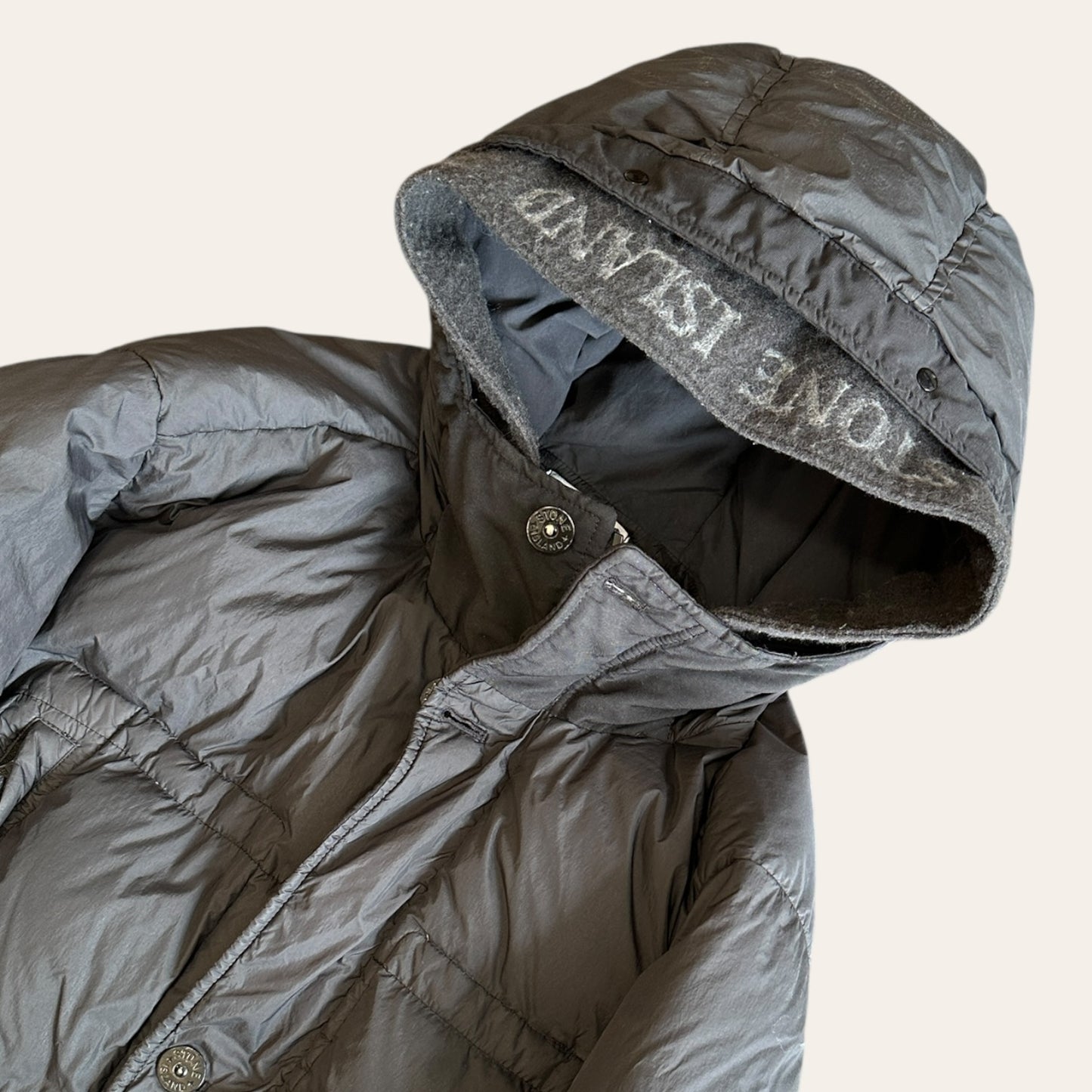 Stone Island Crinkle Reps Down Jacket Size XXL