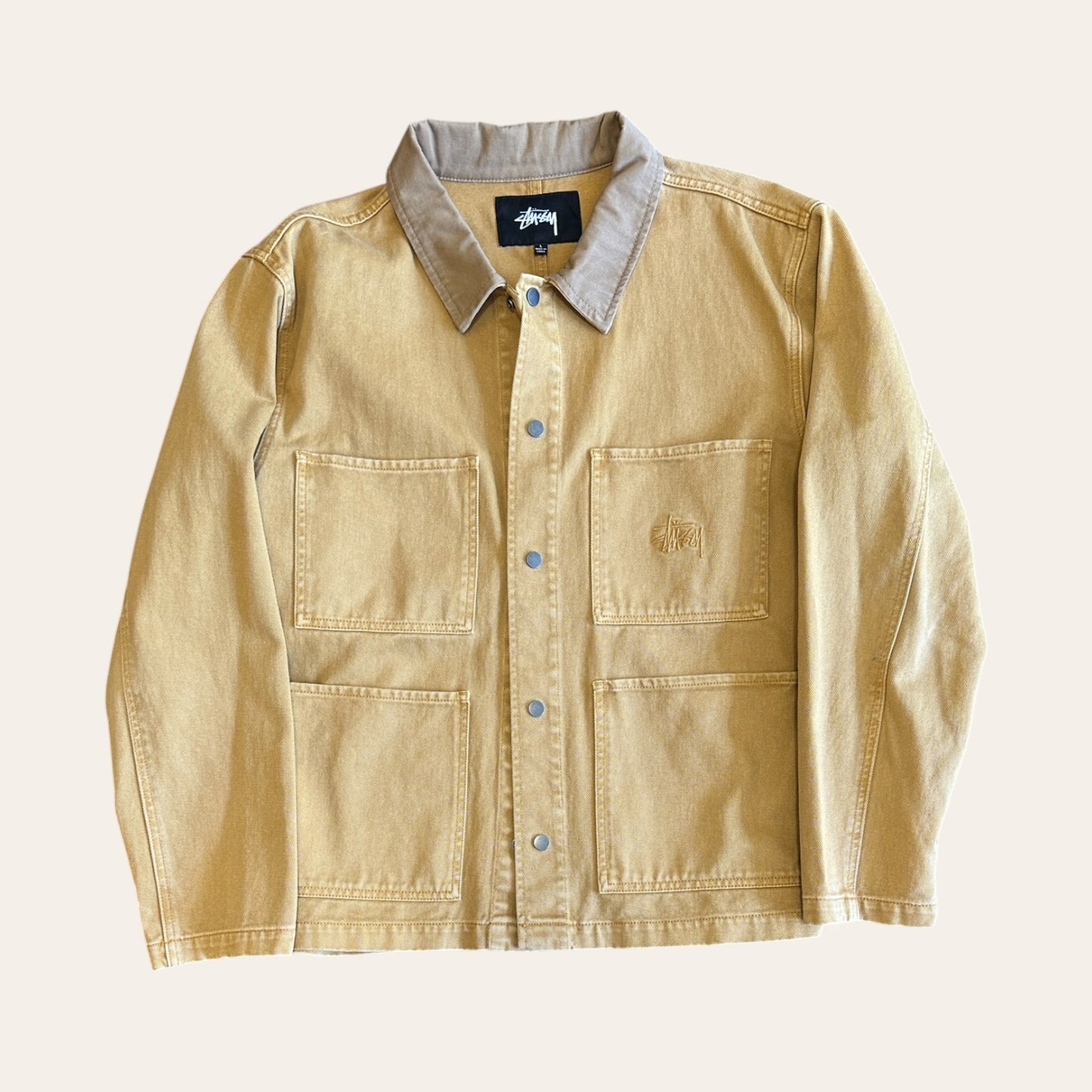 Stussy Heavy Wash Chore Jacket Size L