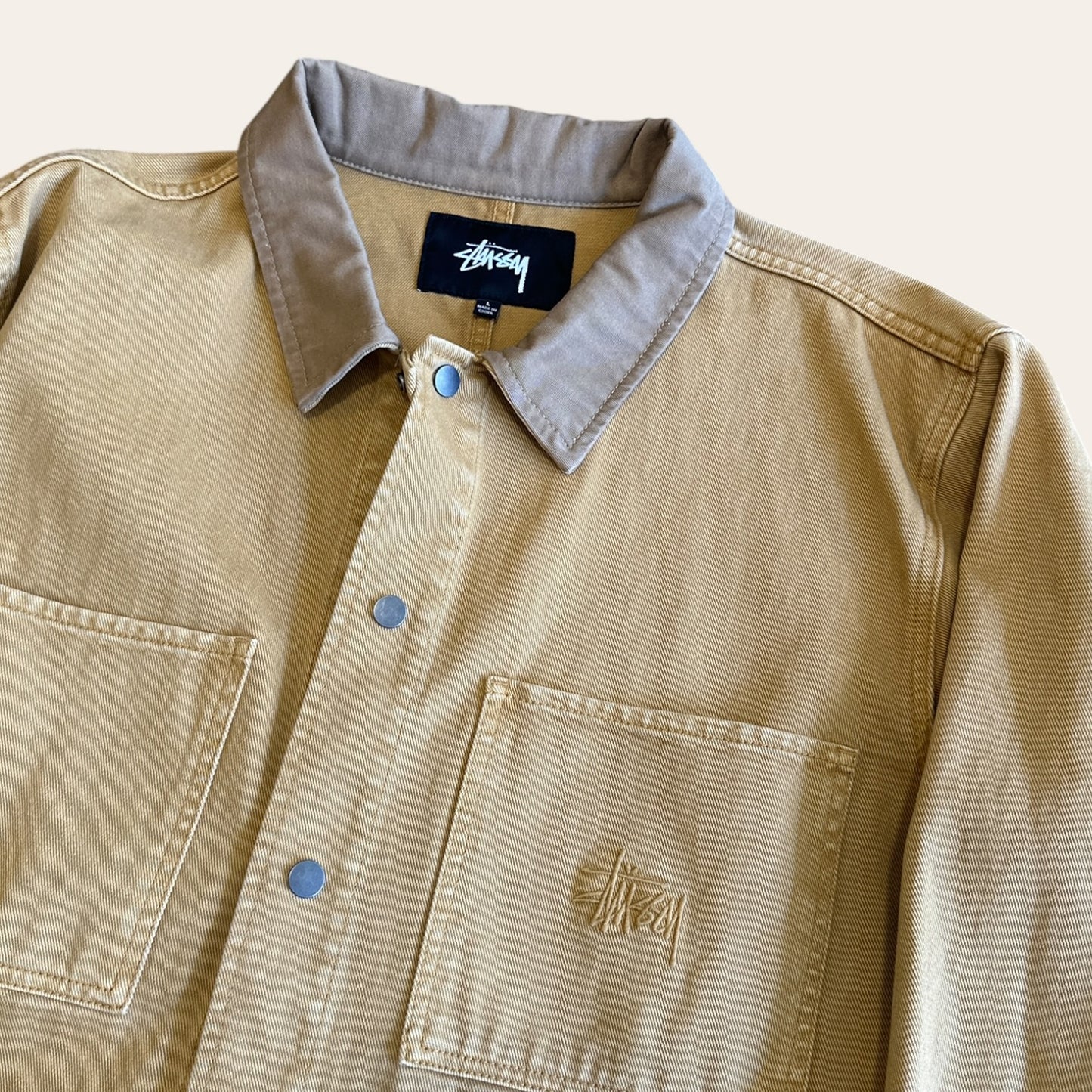 Stussy Heavy Wash Chore Jacket Size L