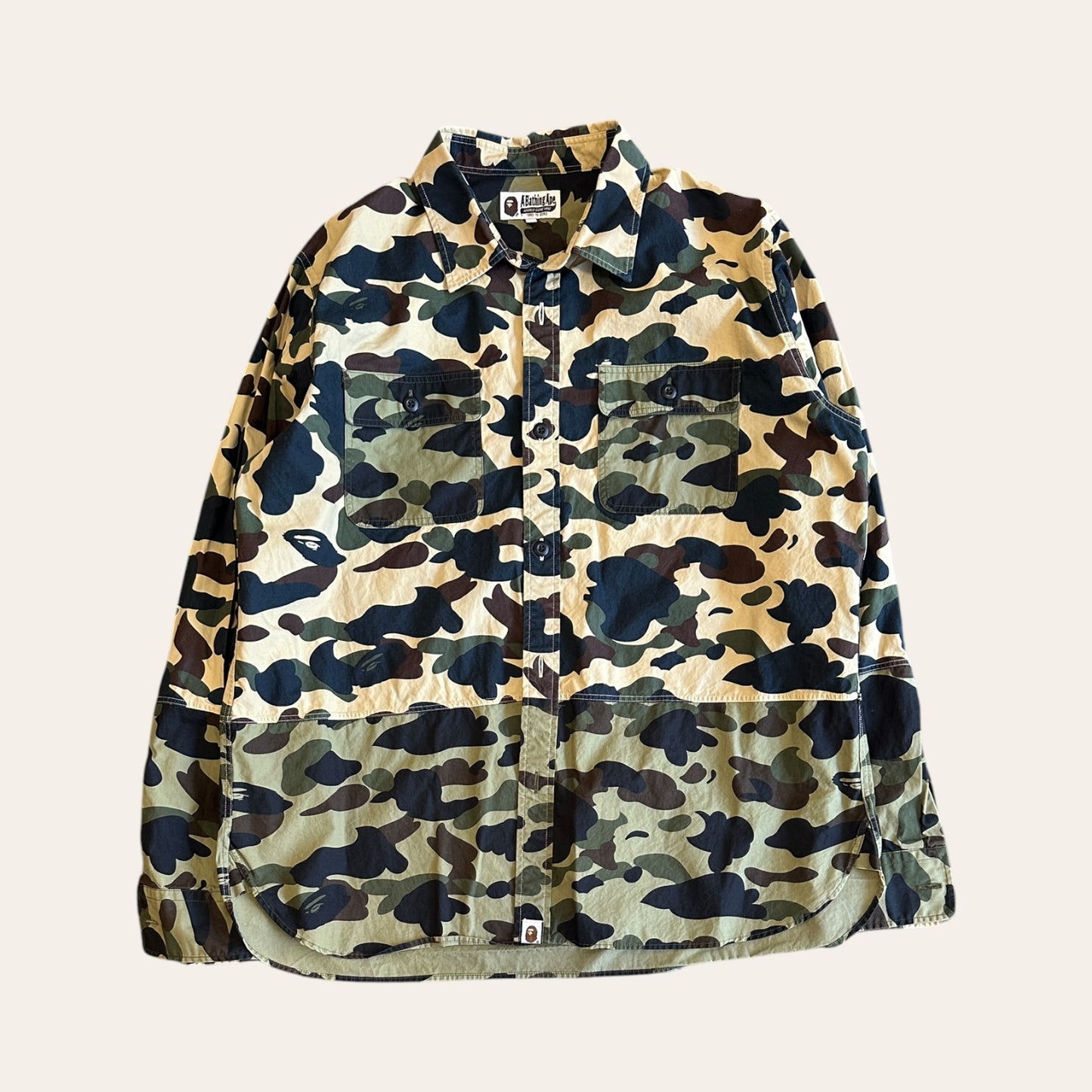 Bape Camo Shirt Size XXL