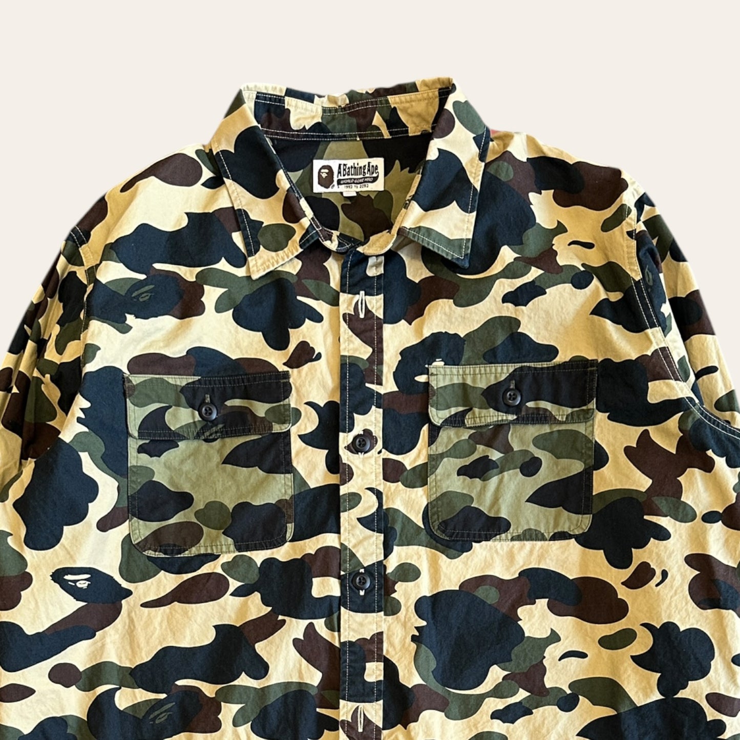 Bape Camo Shirt Size XXL