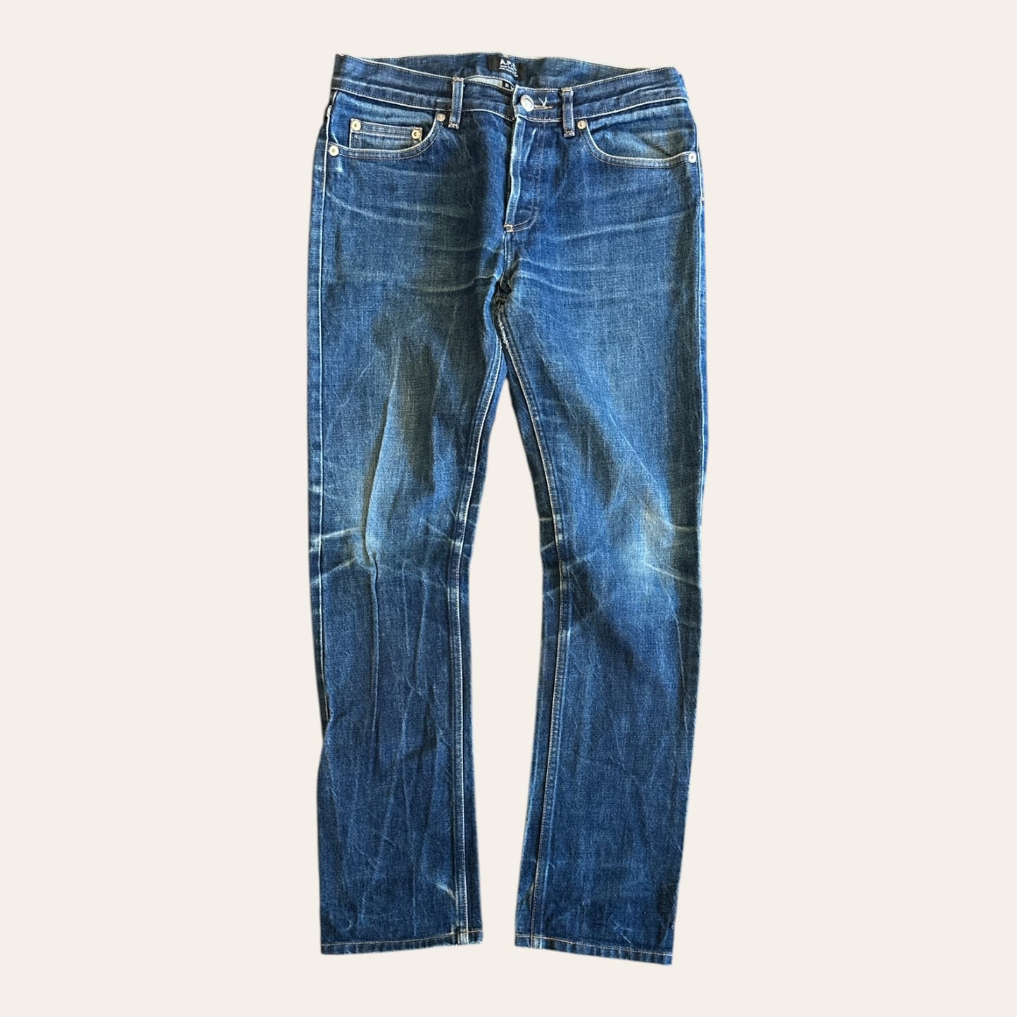 APC Standard Navy Denim Jeans Size 31