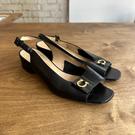 Salvatore Ferragamo Kitten Heels Size 6