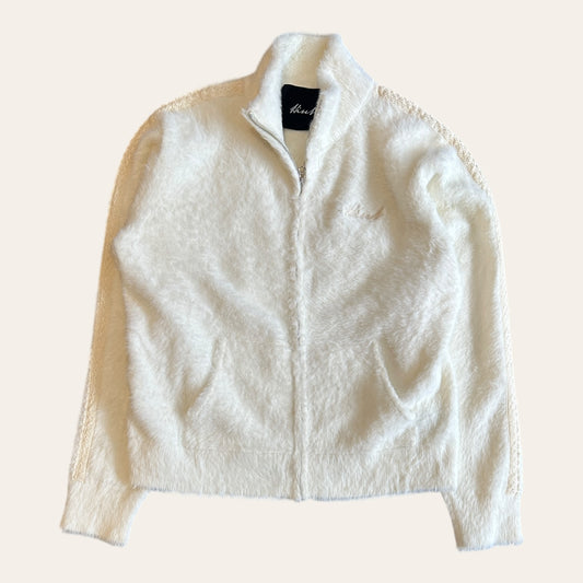 Hint Mohair Zip Up Track Jacket Size M