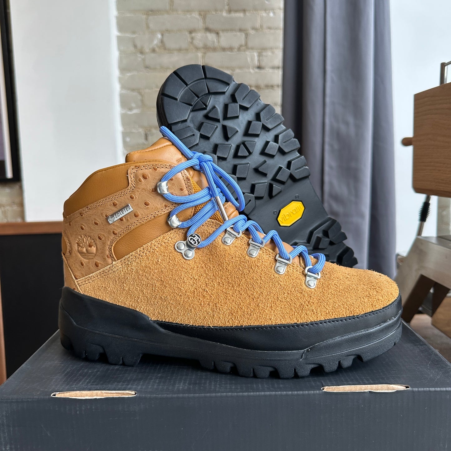 Stussy x Timberland World Hiker Boot Size 10.5
