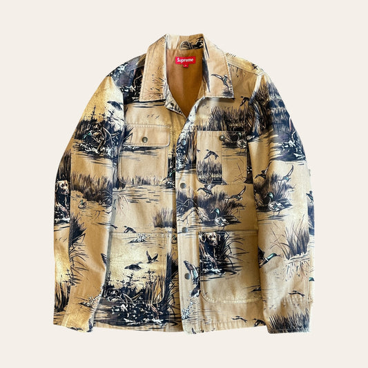 FW12 Supreme Dogs & Ducks Chore Jacket Size M