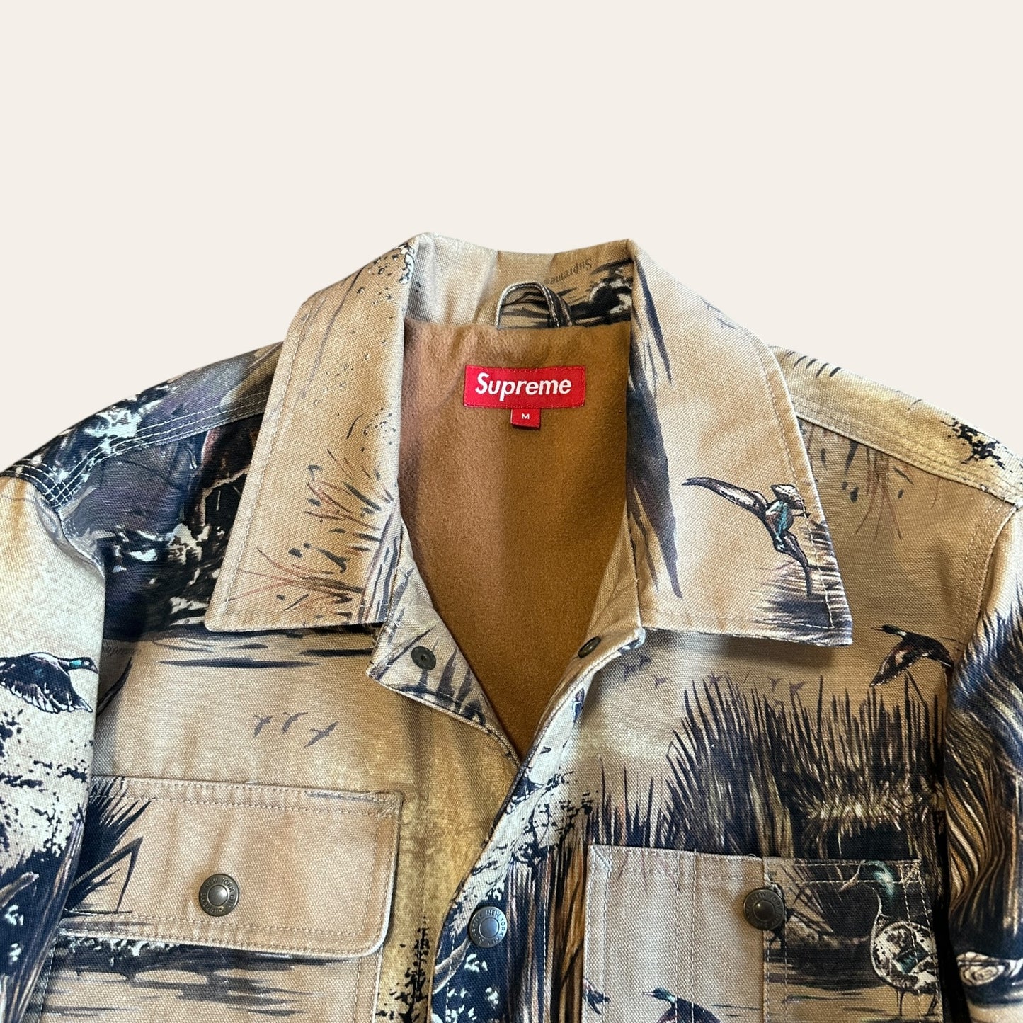 FW12 Supreme Dogs & Ducks Chore Jacket Size M