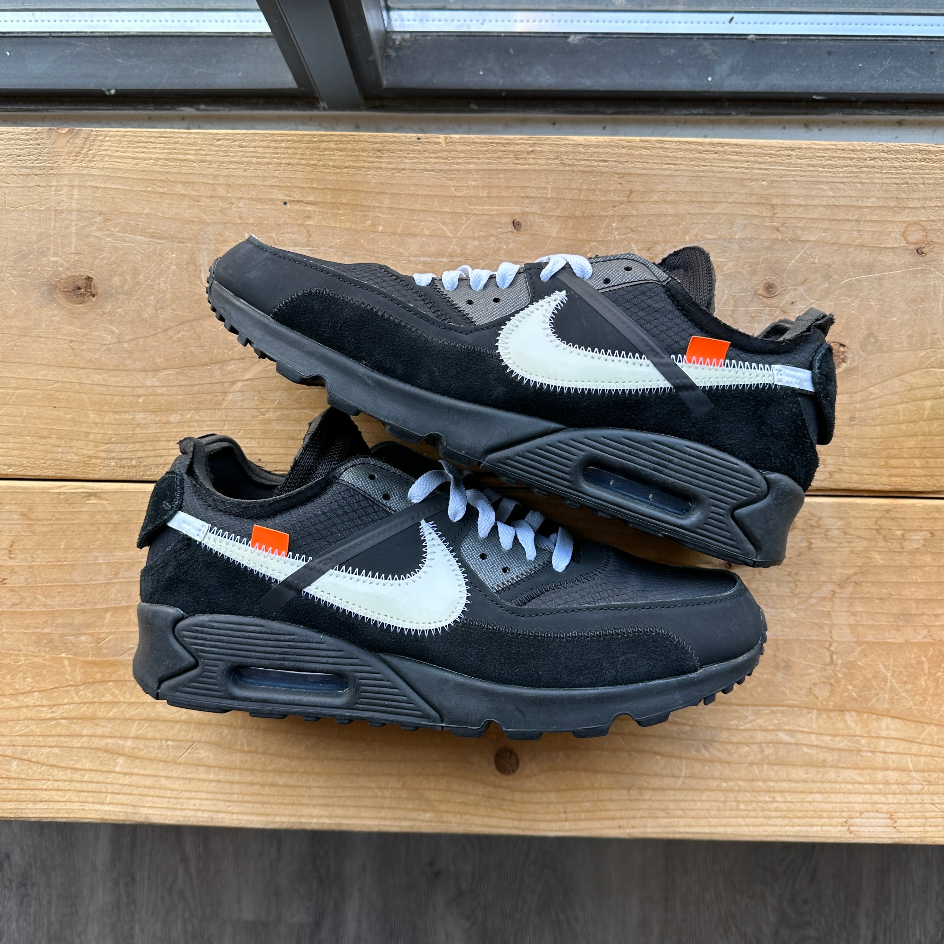 Nike x Off-White Air Max 90 "Black" Size 10