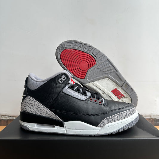 Air Jordan 3 "Black Cement" Size 8