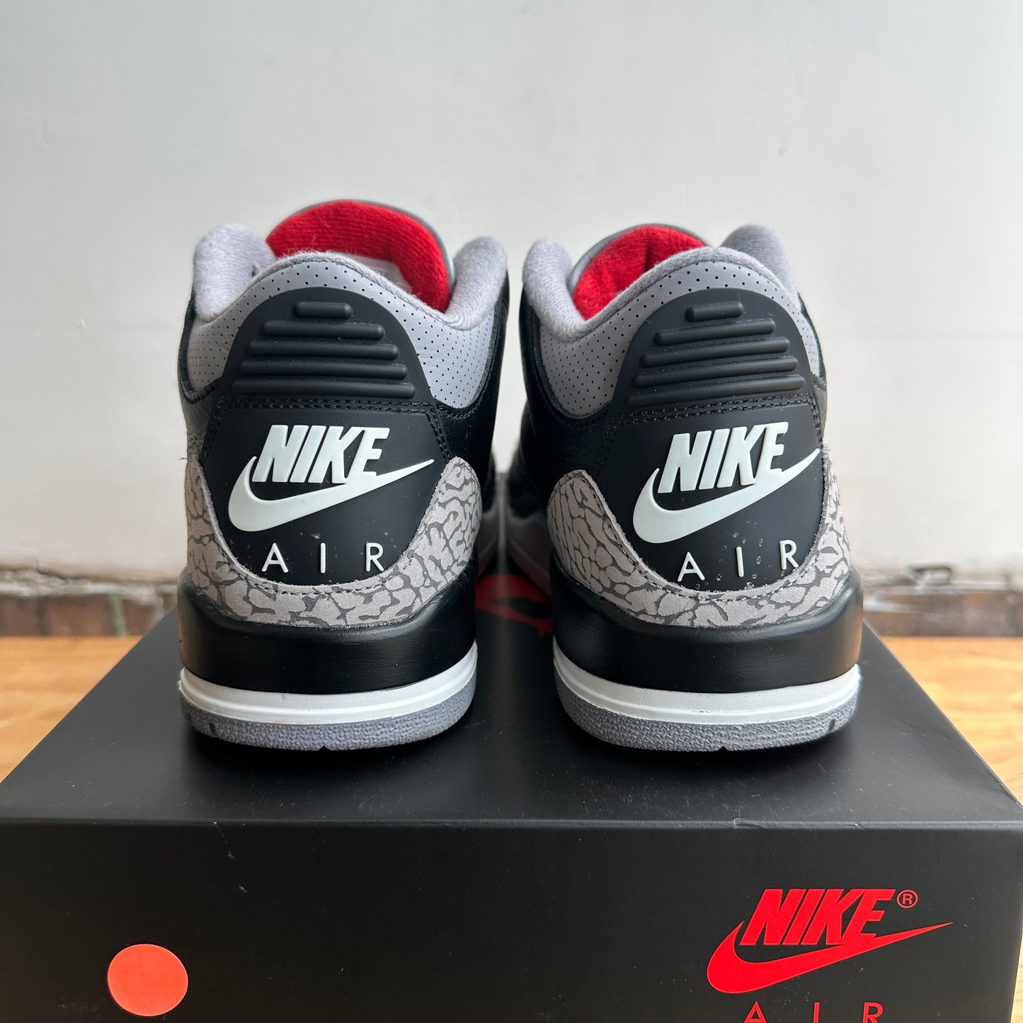 Air Jordan 3 "Black Cement" Size 8