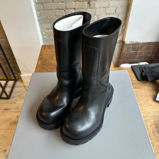 Balenciaga Hummer Bootie New Matt Calfskin Size 40