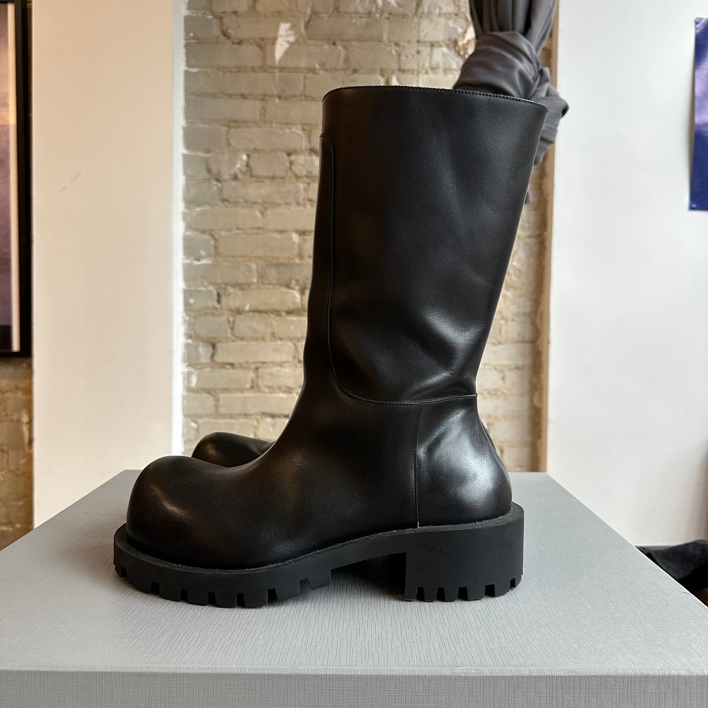 Balenciaga Hummer Bootie New Matt Calfskin Size 40