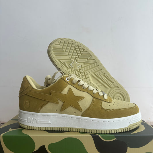 Brand New Bapesta "Suede Yellow" Size 10