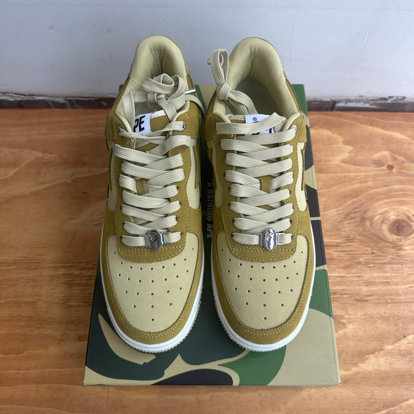 Brand New Bapesta "Suede Yellow" Size 10