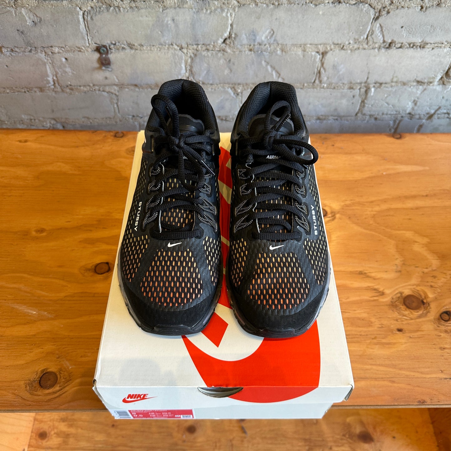 Stussy x Nike Air Max 2013 "Black" Size 8