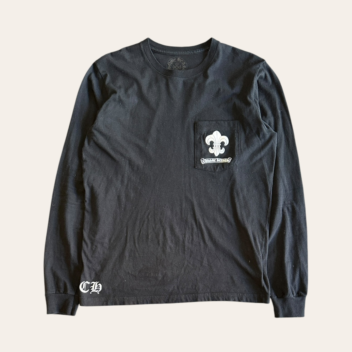 Chrome Hearts Triple Fleur Longsleeve Tee Size M