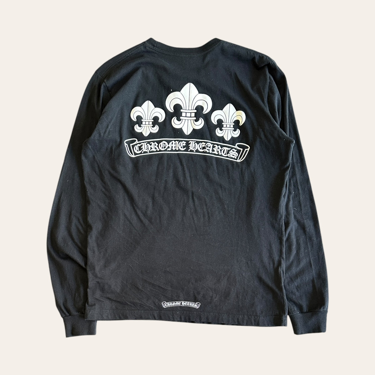 Chrome Hearts Triple Fleur Longsleeve Tee Size M