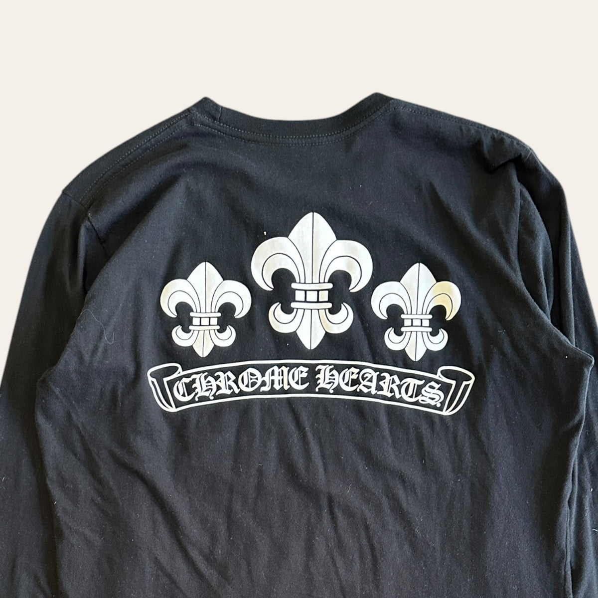 Chrome Hearts Triple Fleur Longsleeve Tee Size M