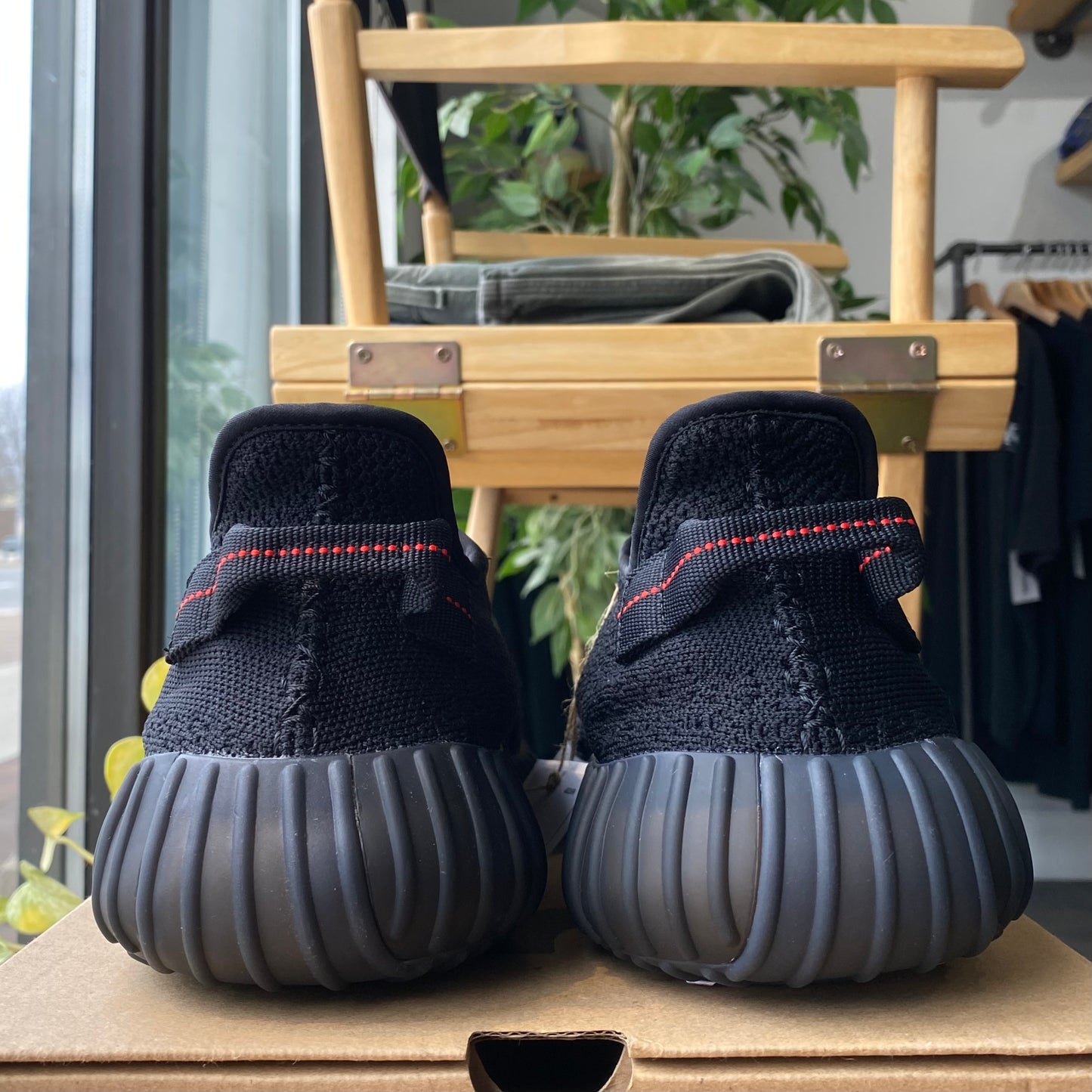 Brand New Adidas Yeezy 350 'Black/Red'