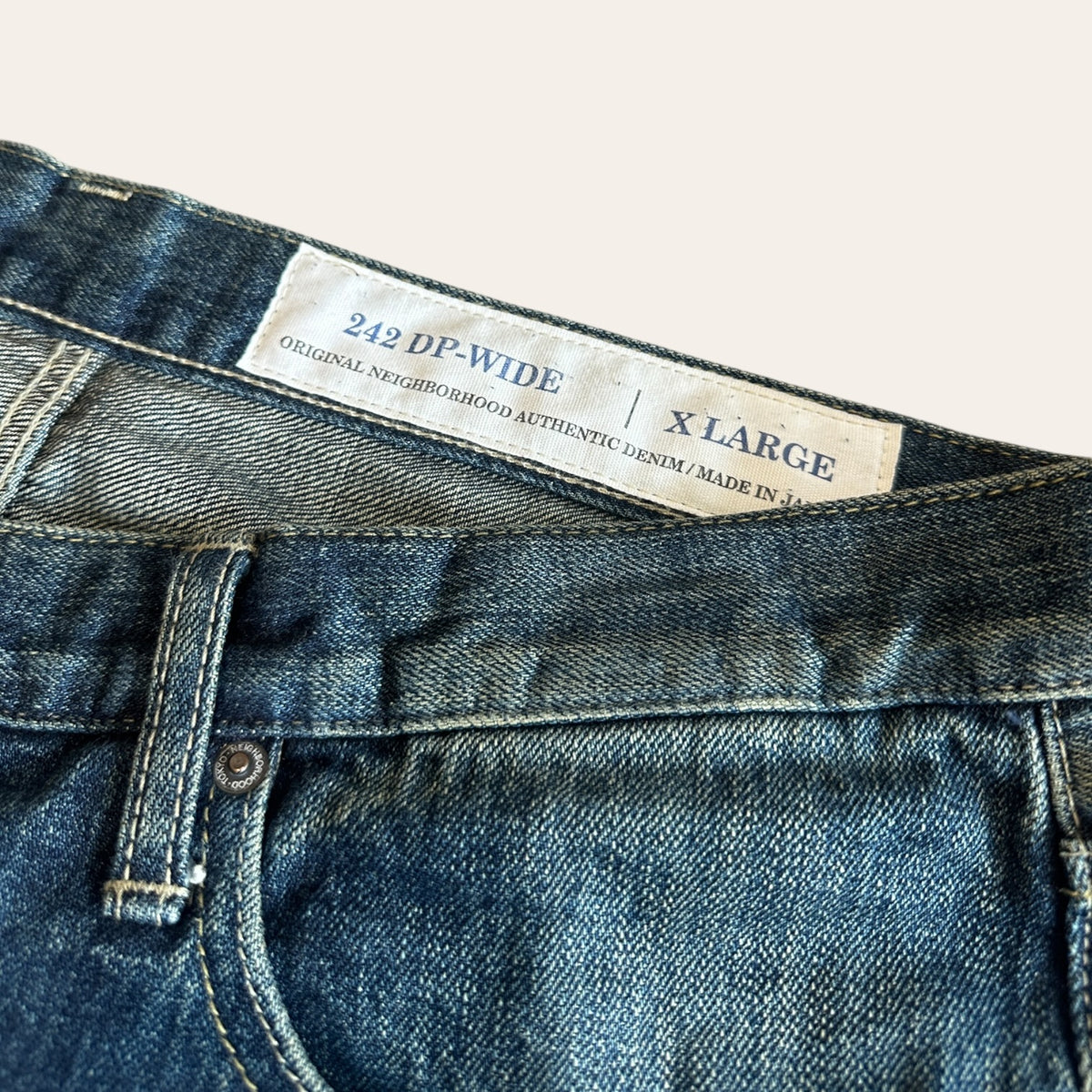 Neighbourhood Selvedge DP Wide Jeans Size XL