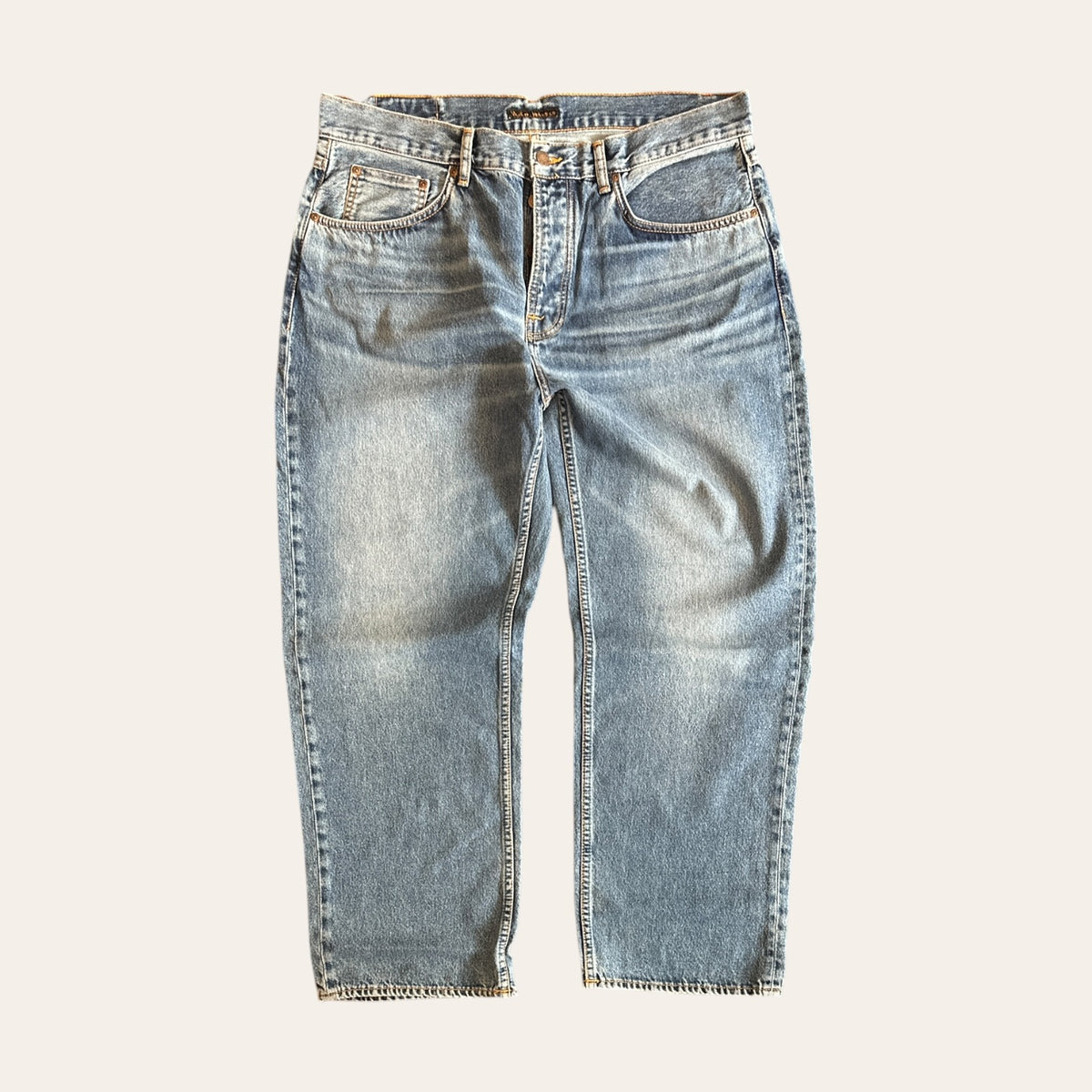 Nudie Tuff Tony Indigo Travel Jeans Size 36x30