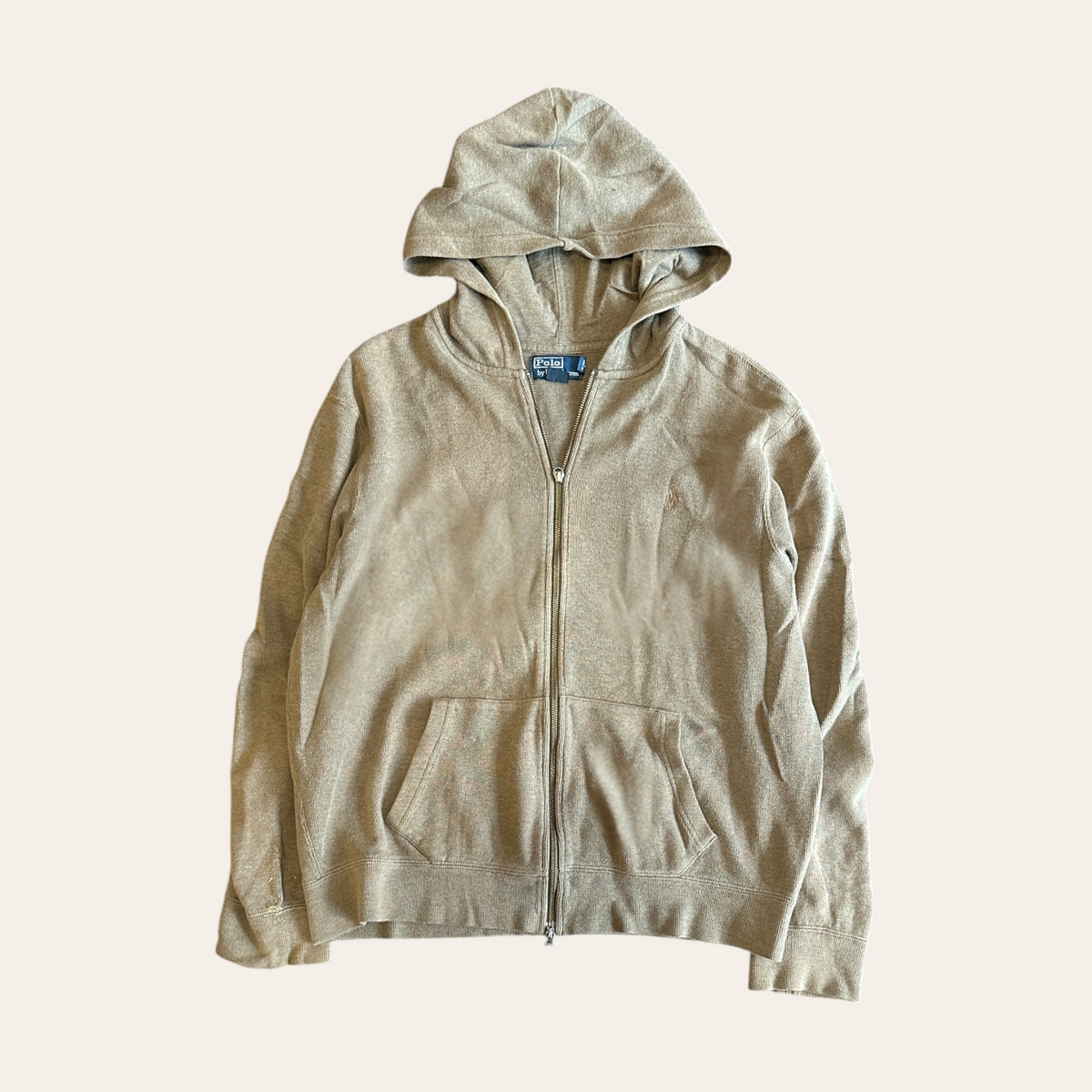 Polo RL Zip Hoodie Olive Size XL