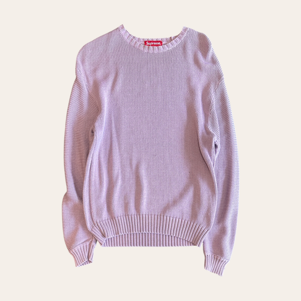 Supreme Knit Sweater Purple Size S