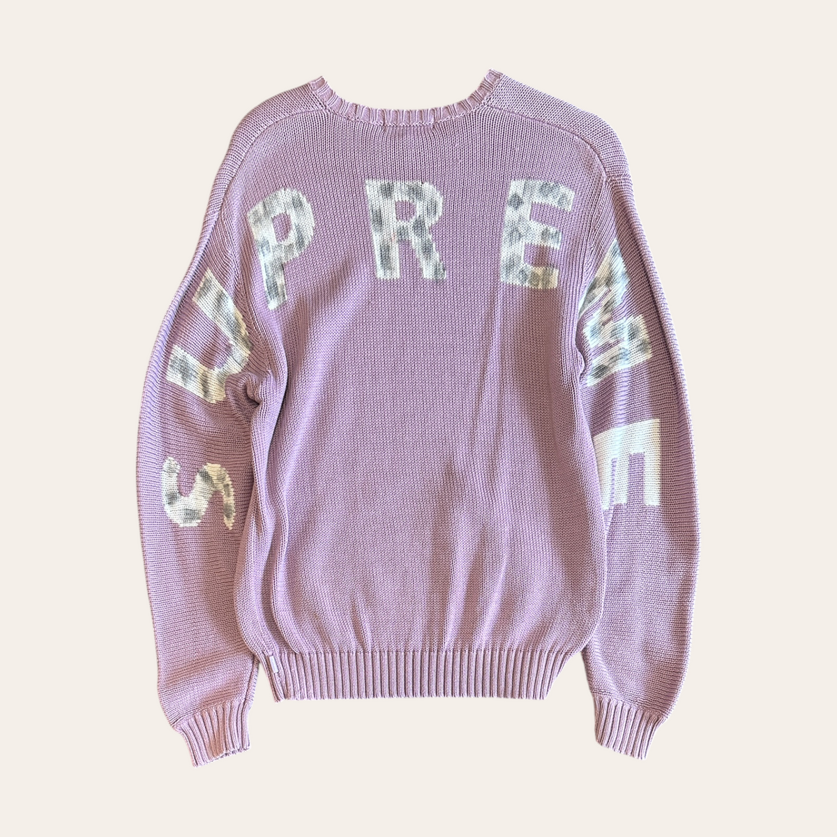 Supreme Knit Sweater Purple Size S