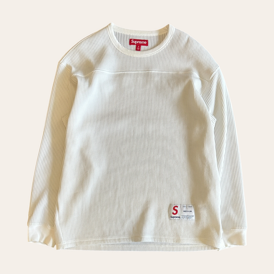 Supreme Thermal Long Sleeve White Size M