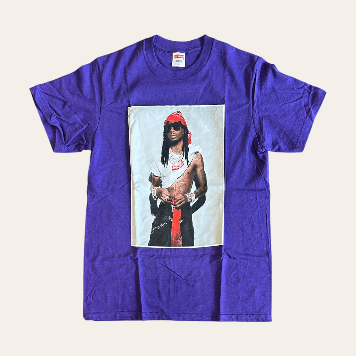 Brand New Supreme Playboi Carti Purple Tee Size S