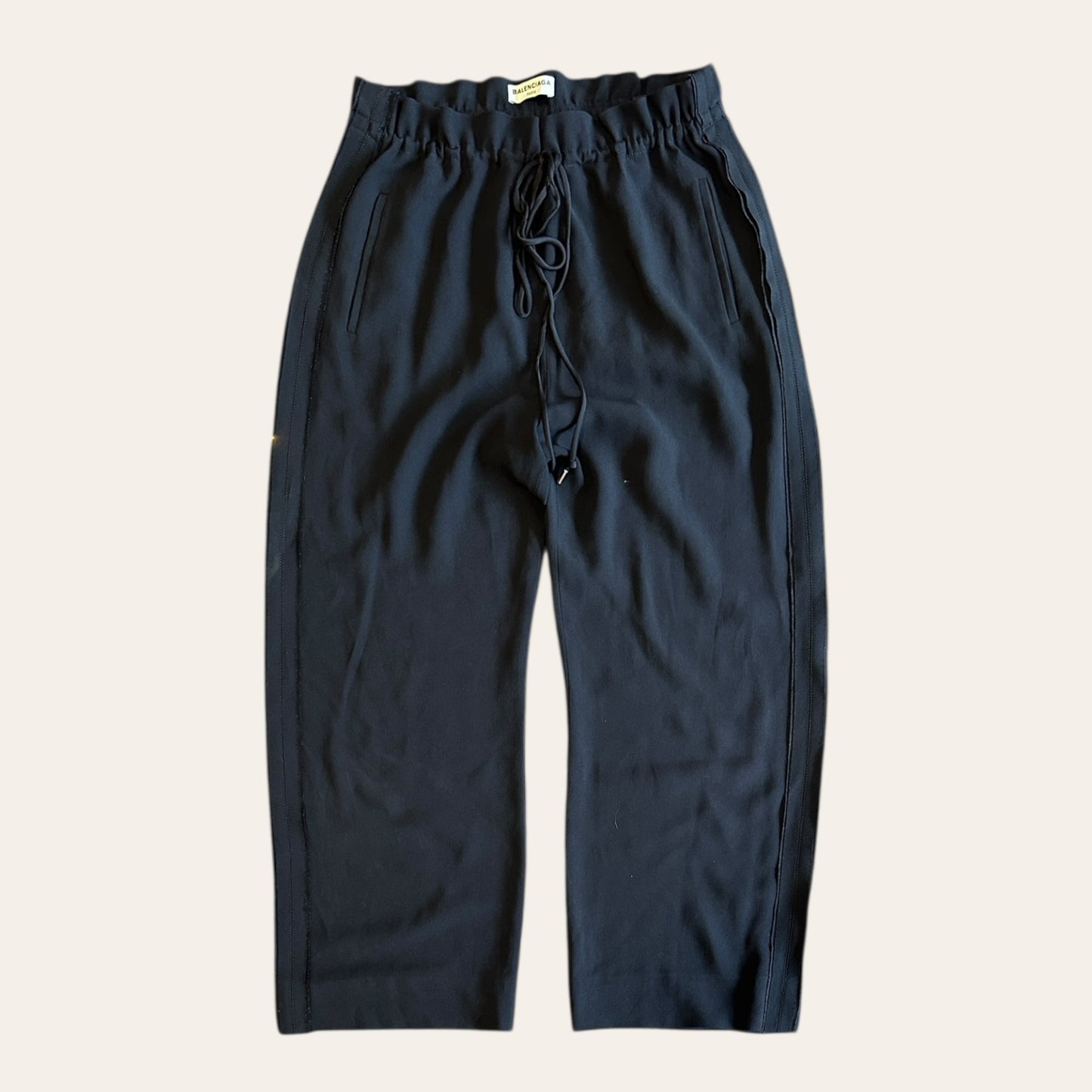 Balenciaga Silk Trousers Size 32
