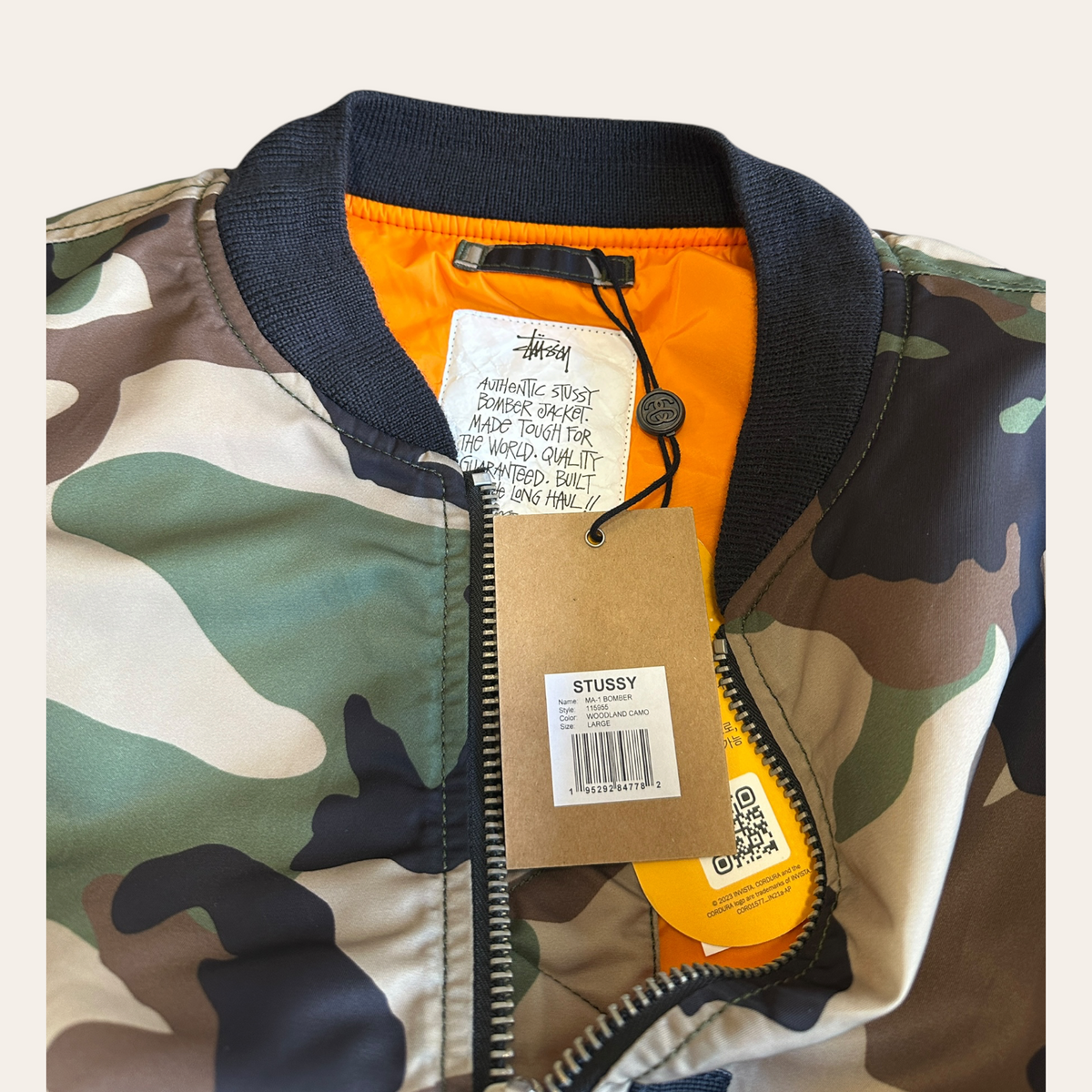 Brand New Stussy MA-1 Bomber Size L