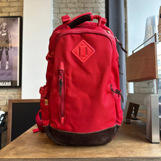 Visvim Ballistic 20L Backpack Red